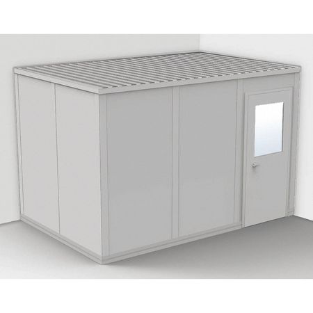 Modular In-plant Office,8 Ft. 1-1/4" D (