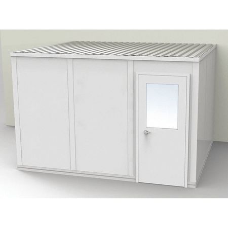 Modular In-plant Office,10 Ft. 1-1/4" D