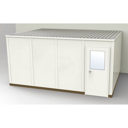 Modular In-plant Office,12 Ft. 1-1/4" D