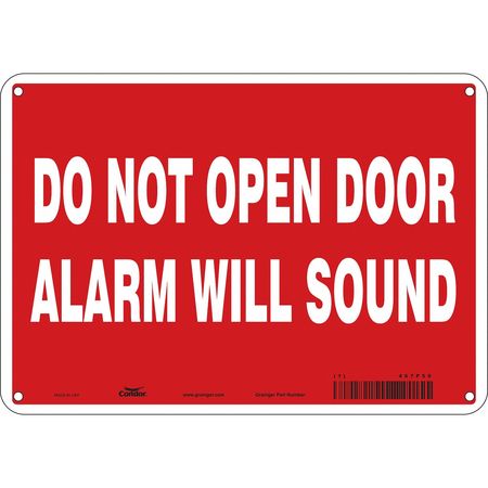 Sign,alarm Will Sound,7x10 (2 Units In E