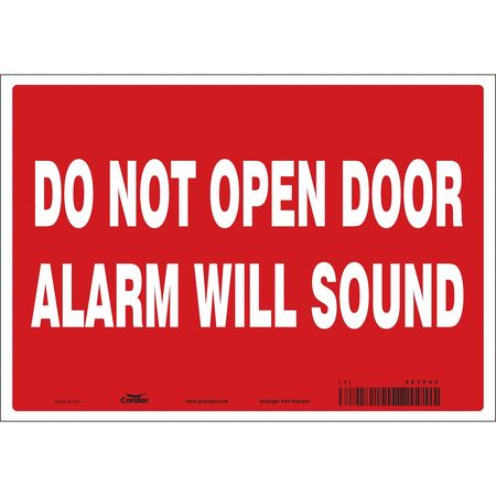 Sign,alarm Will Sound,7x10 (5 Units In E