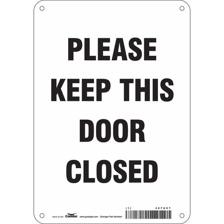 Sign,please Keep This Door Closed,10x7 (