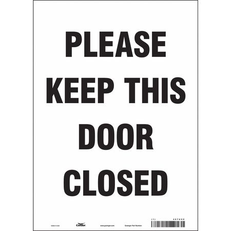 Sign,please Keep This Door Closed,14x10