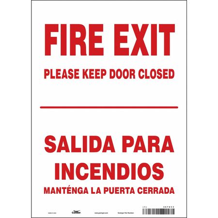 Sign, Please Keep Door Closed (4 Units I