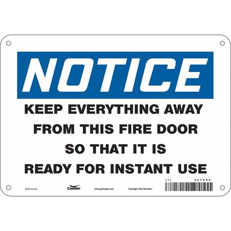 Sign,notice Keep Everything Away,7x10 (3