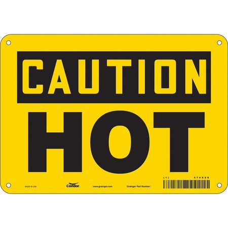 Danger Sign,10" W X 7" H,0.055" Thick (3