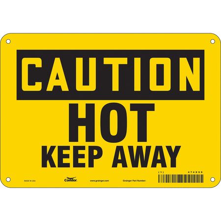 Danger Sign,10" W X 7" H,0.055" Thick (3