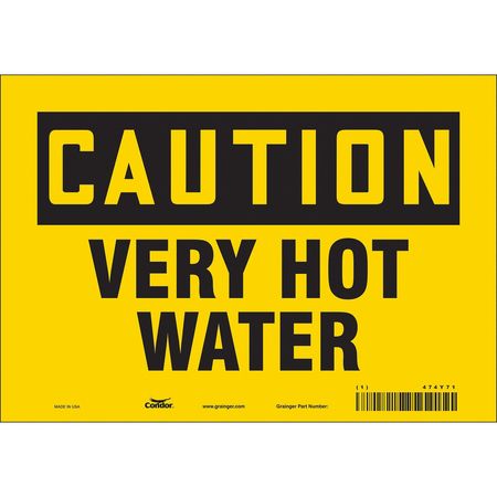 Danger Sign,10" W X 7" H,0.004" Thick (5