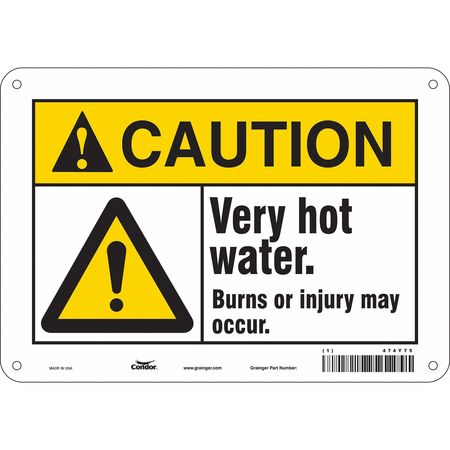 Danger Sign,10" W X 7" H,0.055" Thick (3