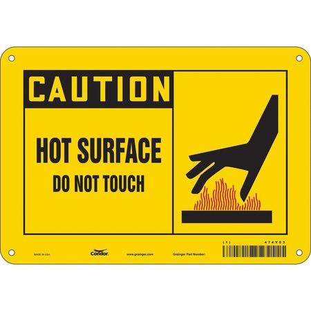 Danger Sign,10" W X 7" H,0.055" Thick (3