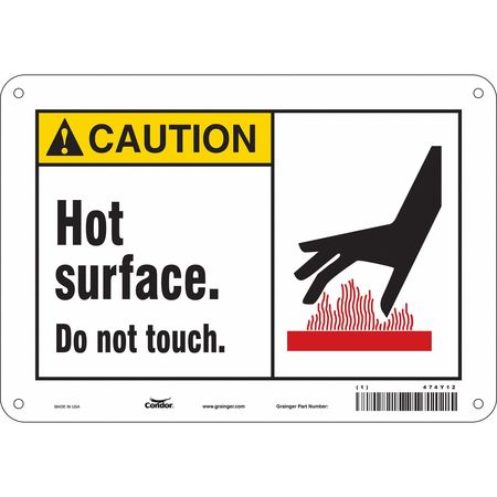 Danger Sign,10" W X 7" H,0.055" Thick (3