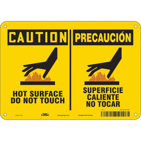 Danger Sign,10" W X 7" H,0.055" Thick (3