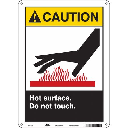 Danger Sign,10" W X 14" H,0.055" Thick (