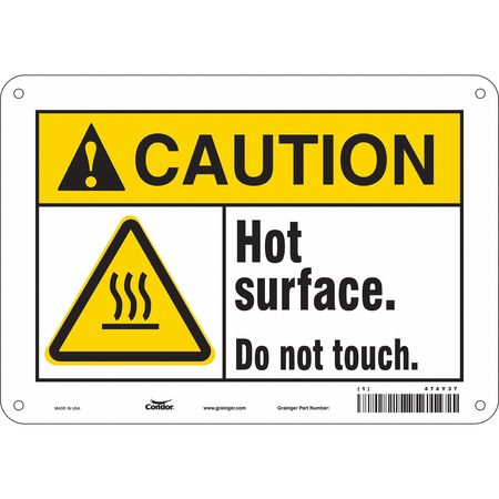 Danger Sign,10" W X 7" H,0.055" Thick (3