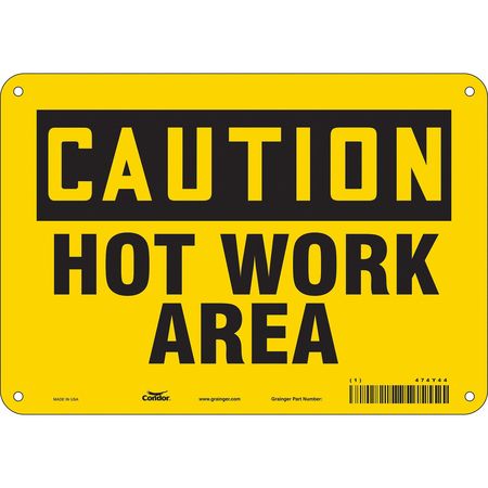 Danger Sign,10" W X 7" H,0.055" Thick (3