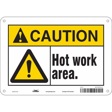 Danger Sign,10" W X 7" H,0.055" Thick (3