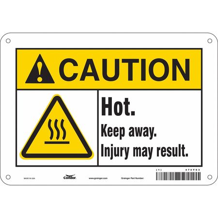 Danger Sign,10" W X 7" H,0.055" Thick (3