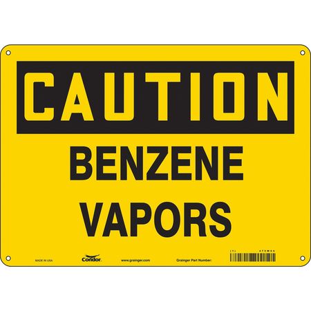 Chemical Sign,14" W,10" H,0.055" Thick (