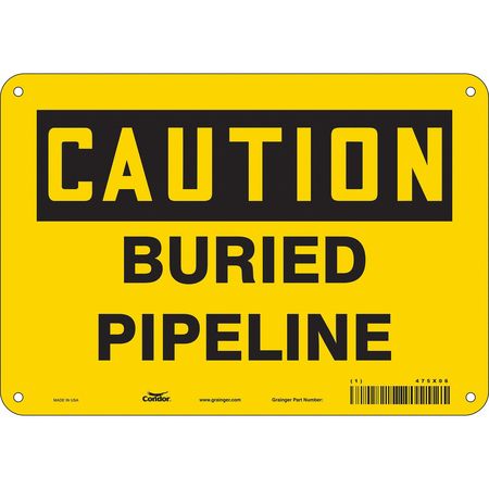 Chemical Sign,10"w,7" H,0.055" Thickness