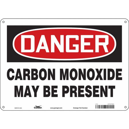 Chemical Sign,14" W,10" H,0.055" Thick (