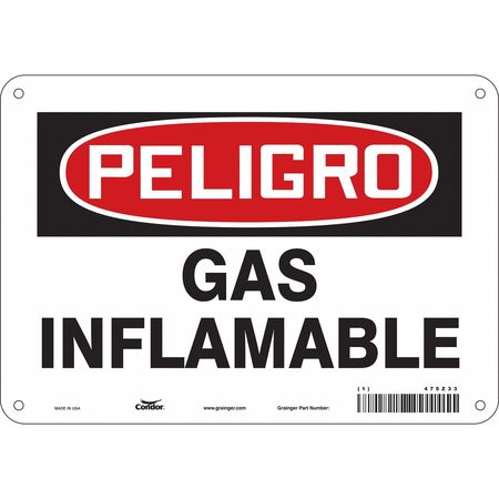 Chemical Sign,10"w,7" H,0.055" Thickness