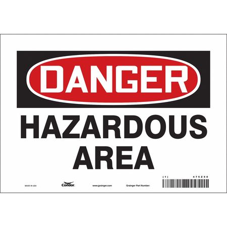 Chemical Sign,10"w,7" H,0.004" Thickness