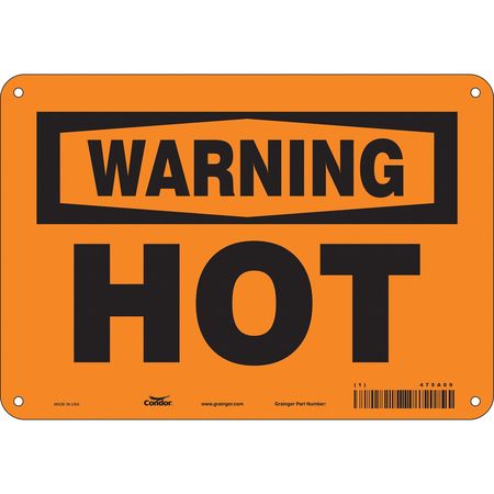 Danger Sign,10" W X 7" H,0.055" Thick (3