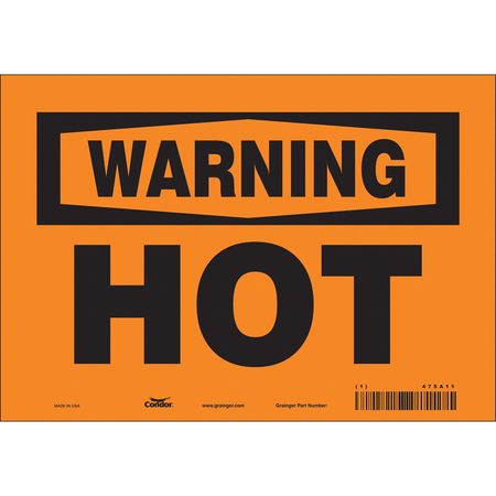 Danger Sign,10" W X 7" H,0.004" Thick (5