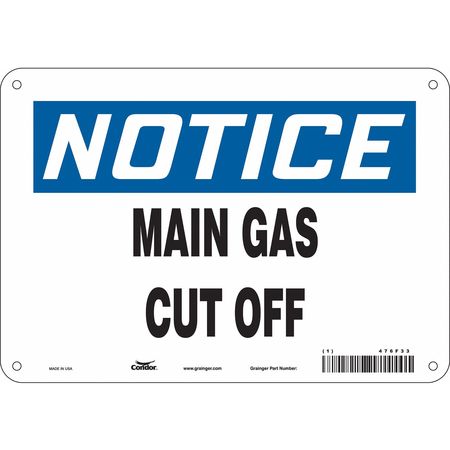 Chemical Sign,10"w,7" H,0.055" Thickness