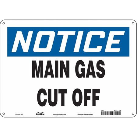 Chemical Sign,14" W,10" H,0.055" Thick (