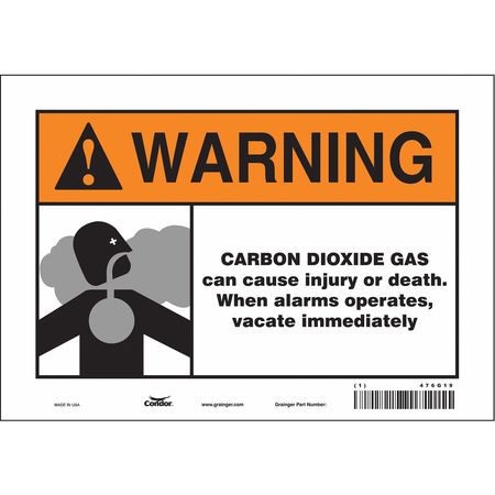 Chemical Sign,10"w,7" H,0.004" Thickness