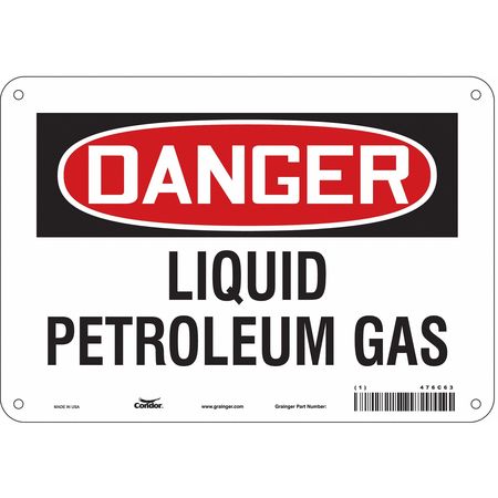 Chemical Sign,10"w,7" H,0.055" Thickness