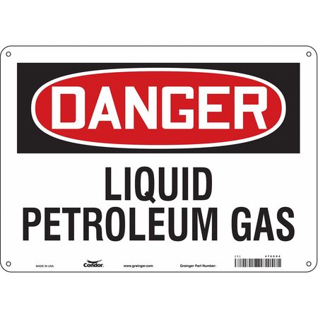 Chemical Sign,14" W,10" H,0.055" Thick (