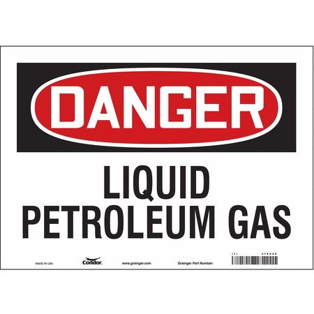 Chemical Sign,14" W,10" H,0.004" Thick (