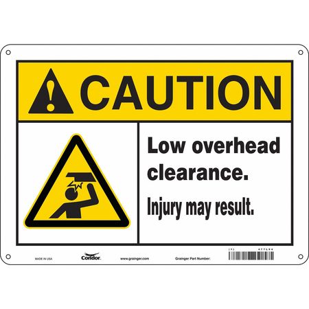 Traffic Sign,14"w,10" H,0.055" Thickness