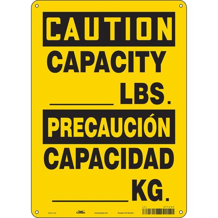 Traffic Sign,10"w,14" H,0.055" Thickness