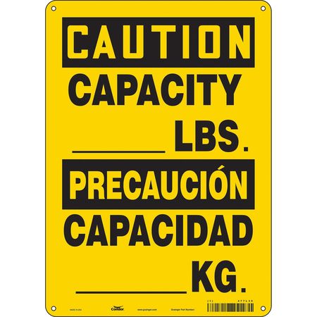 Traffic Sign,10"w,14" H,0.004" Thickness