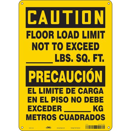 Traffic Sign,10"w,14" H,0.055" Thickness