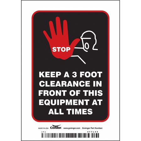 Traffic Sign,3-1/2" W,5" H,pk5 (2 Units