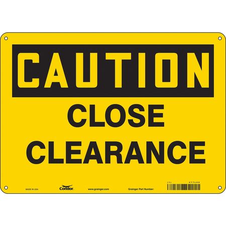 Traffic Sign,14"w,10" H,0.004" Thickness