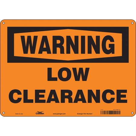 Traffic Sign,14"w,10" H,0.055" Thickness