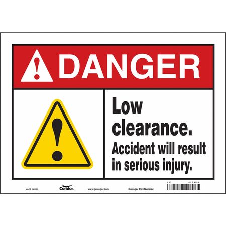 Traffic Sign,14"w,10" H,0.004" Thickness