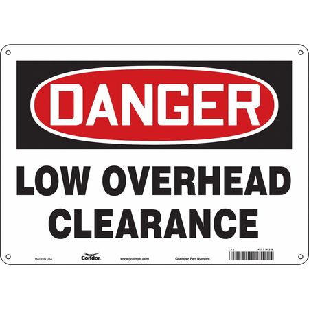 Traffic Sign,14"w,10" H,0.055" Thickness