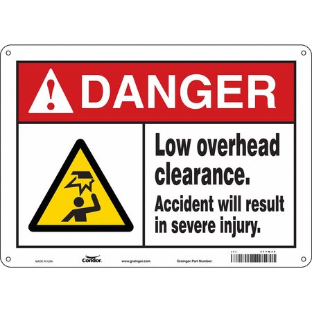 Traffic Sign,14"w,10" H,0.055" Thickness