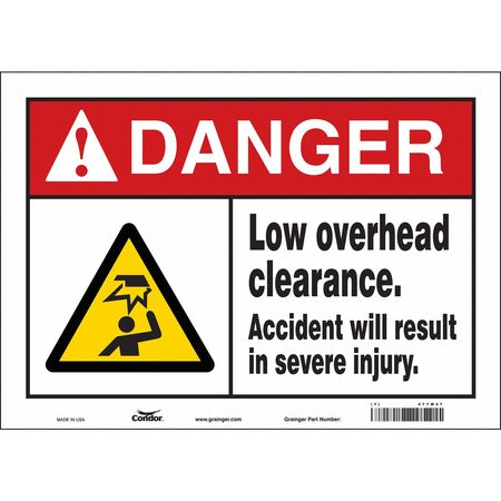 Traffic Sign,14"w,10" H,0.004" Thickness