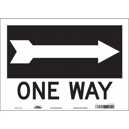 Traffic Sign,14"w,10" H,0.004" Thickness