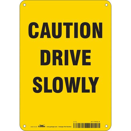 Traffic Sign,7" W,10" H,0.055" Thickness