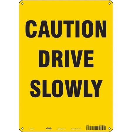 Traffic Sign,10"w,14" H,0.055" Thickness