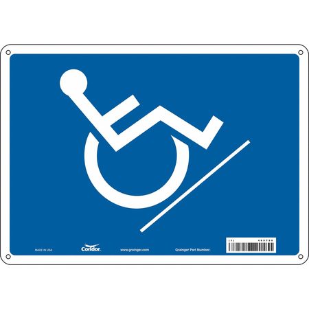 Traffic Sign,14"w,10" H,0.055" Thickness