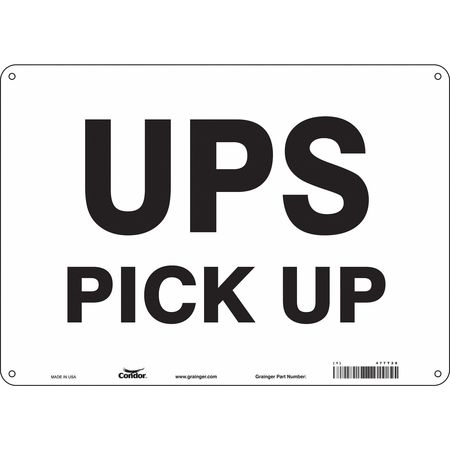 Traffic Sign,14"w,10" H,0.055" Thickness